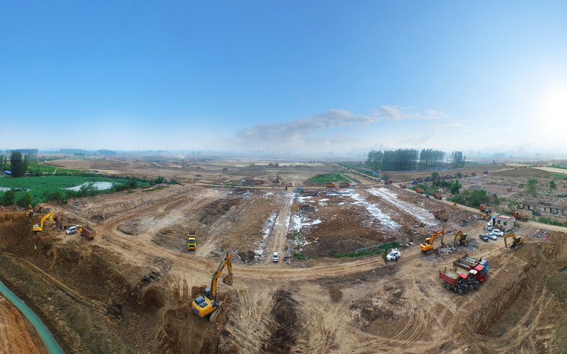 中湖項目拆遷現場(chǎng)