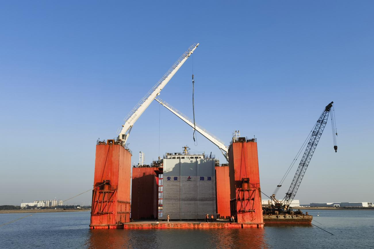安徽路港欽州港12#泊位工程。