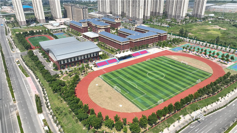 蚌埠新城實(shí)驗學(xué)校臨港校區。安徽水利供圖