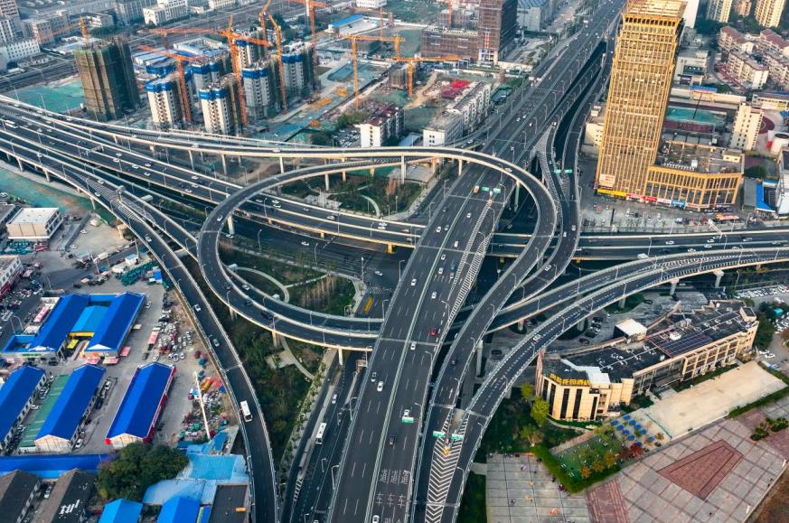 安徽建工承建的合肥市銅陵路高架。安徽建工集團供圖